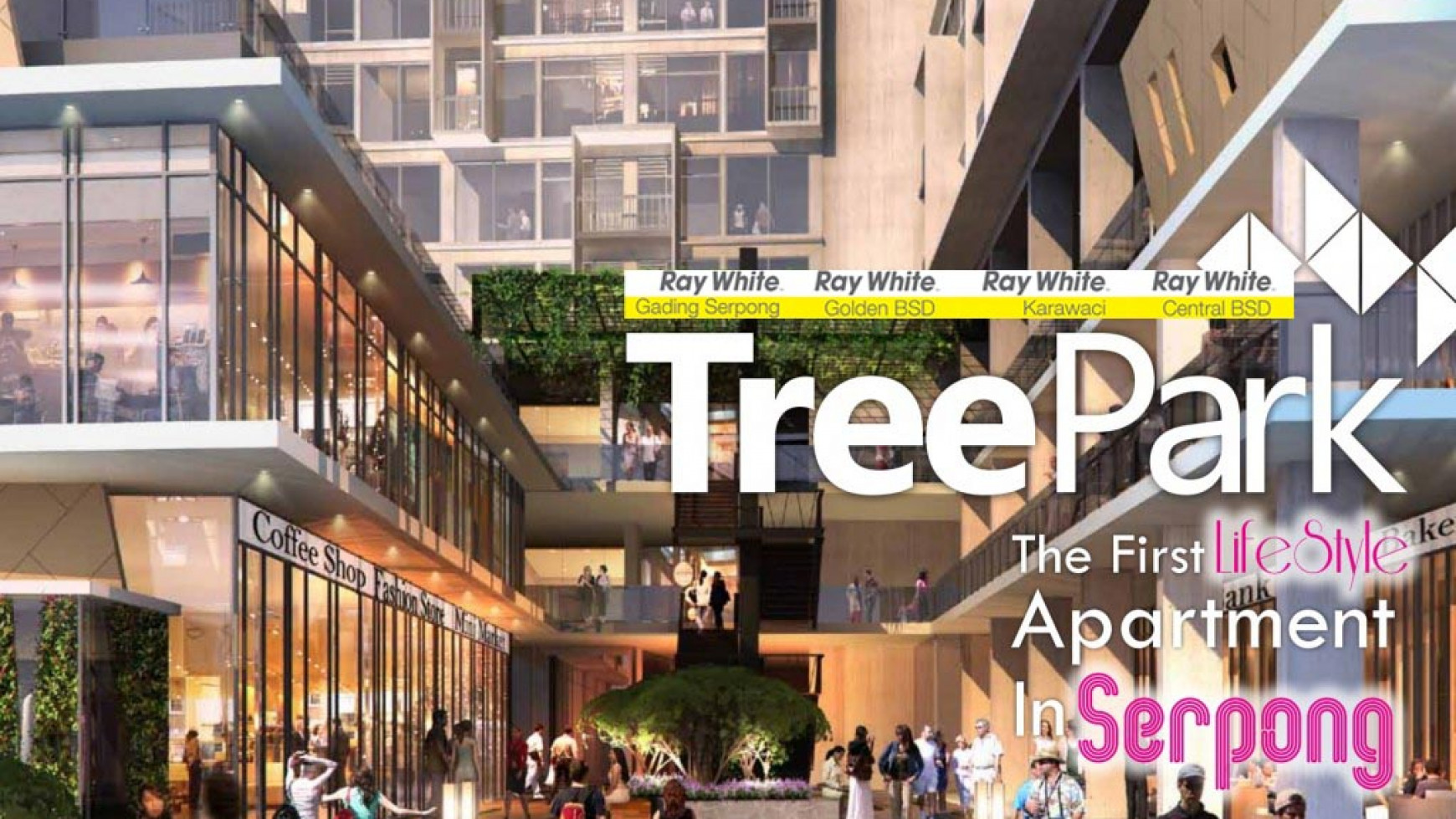 DIJUAL APRTEMEN TREE PARK TIPE 1BR - GOOD INVEST - BSD CITY