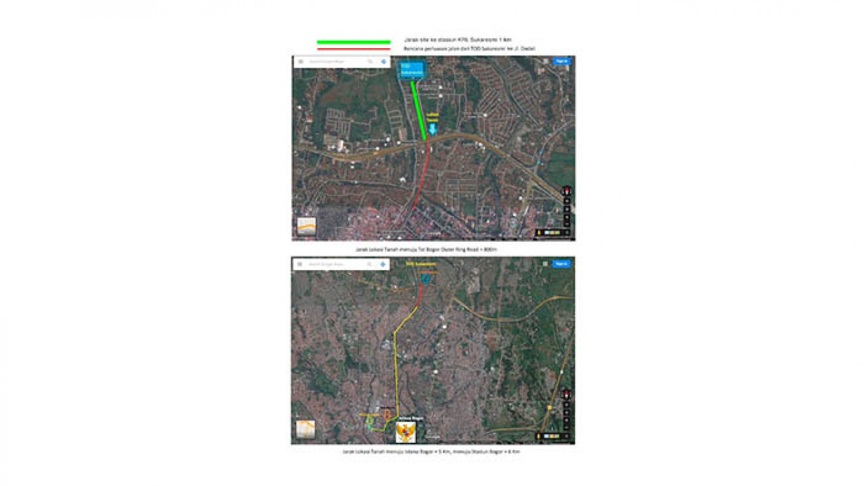 Tanah KH. Sholeh Iskandar, Kedung Badak, Bogor Luas 29.000m2