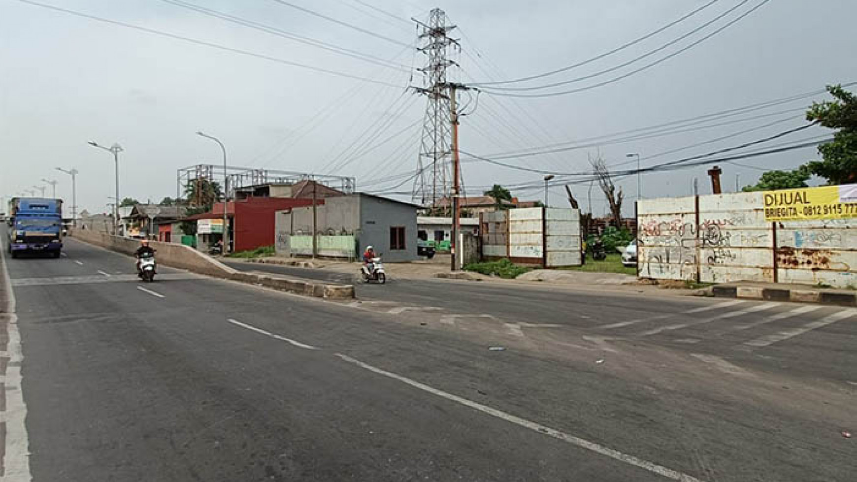 Tanah Industri di bawah Njop Jl. Narogong, Rawa Lumbu Bekasi, Luas 2016m2