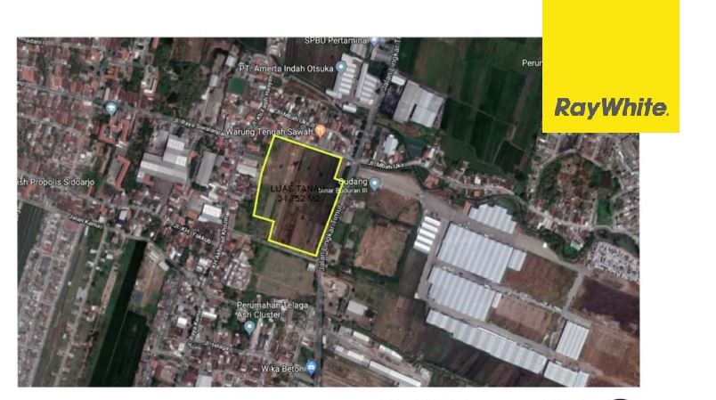 Tanah SHM di Siwalanpanji, Sidoarjo