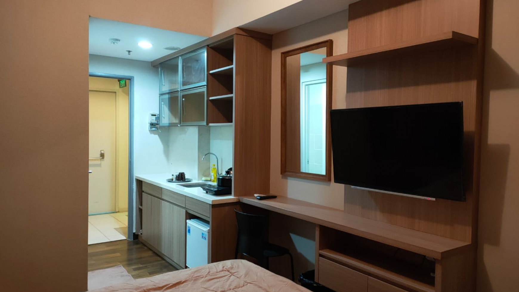 dijual apartemen type studio strategis siap huni akasa kalyana tower bsd city