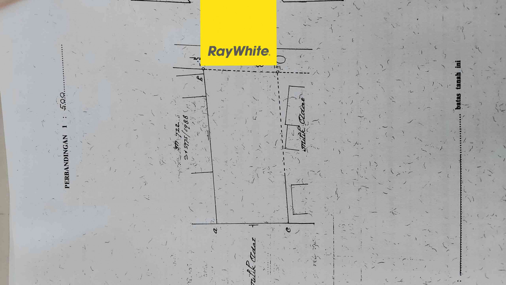 DIJUAL RUMAH TUA DI CIPETE UTARA, KEBAYORAN BARU, LINGKUNGAN TENANG, LEBAR DEPAN 20 METER