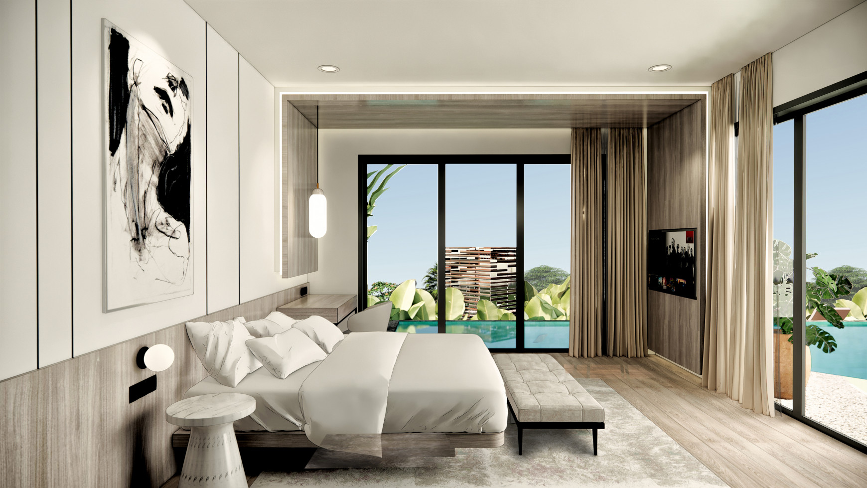 Leasehold - AMAZING LUXURY RIVER VILLA OCEAN VIEW IN PERERENAN FOR LEASEHOLD