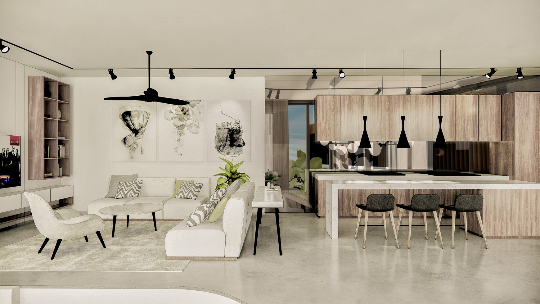 Leasehold - AMAZING LUXURY RIVER VILLA OCEAN VIEW IN PERERENAN FOR LEASEHOLD