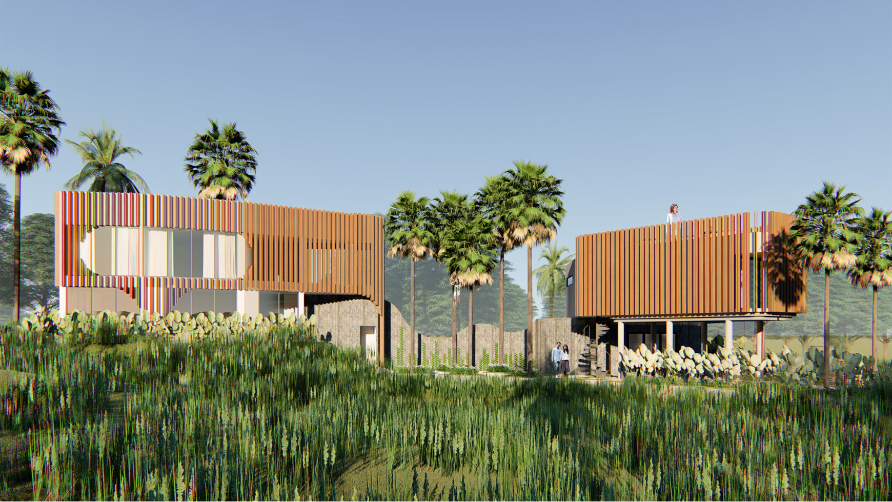 Leasehold - AMAZING LUXURY RIVER VILLA OCEAN VIEW IN PERERENAN FOR LEASEHOLD