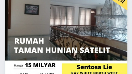 Dijual Rumah Taman Hunian Satelit - Sukomanunggal - Surabaya Barat - Hunian Mewah Dekat Perum Chofa , Sekolah Elyon, Gloria