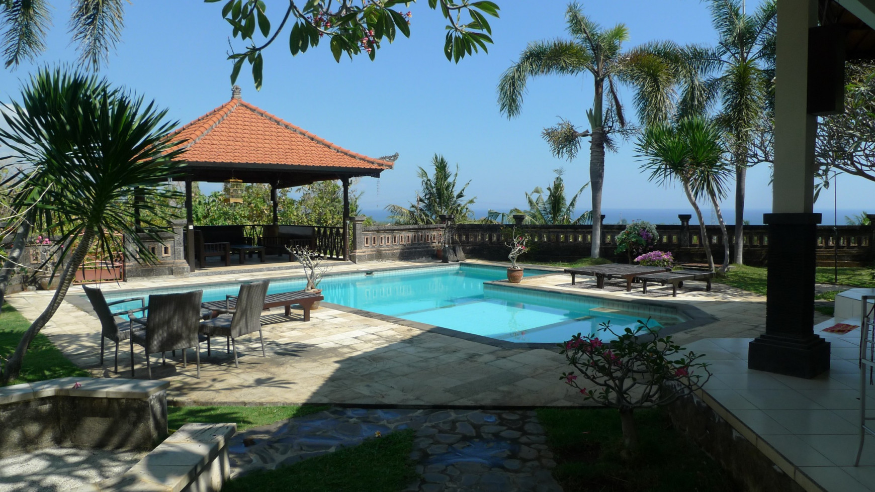 large villa near lovina in a very quiet area with a beautiful view