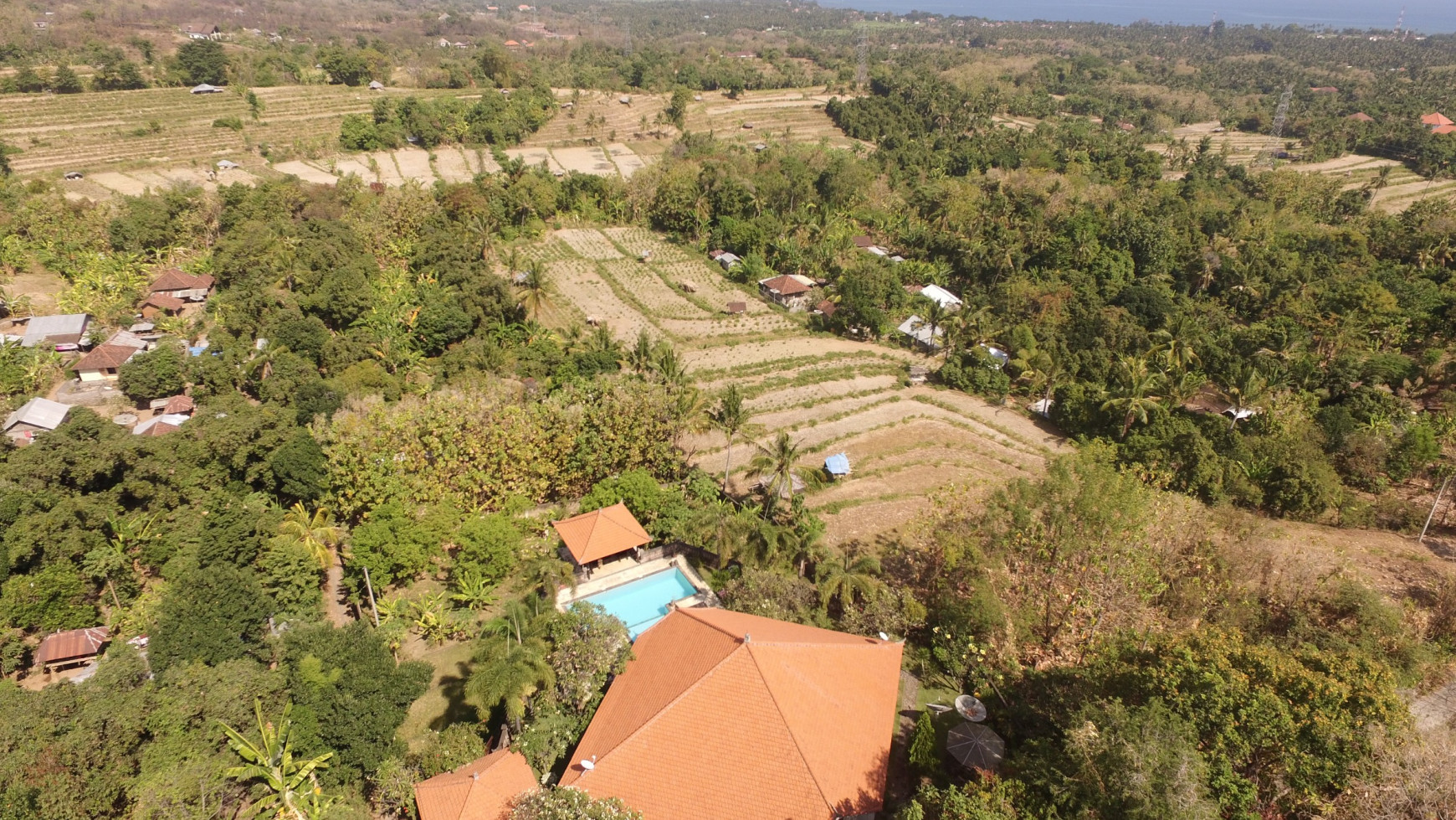 large villa near lovina in a very quiet area with a beautiful view