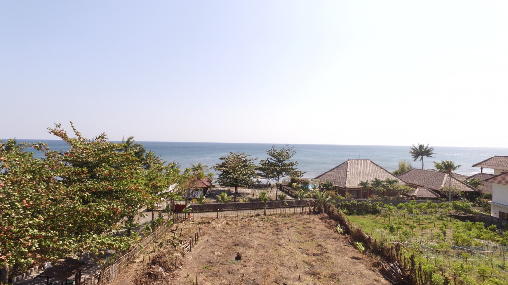 unique beachfront land for sale nearby Lovina