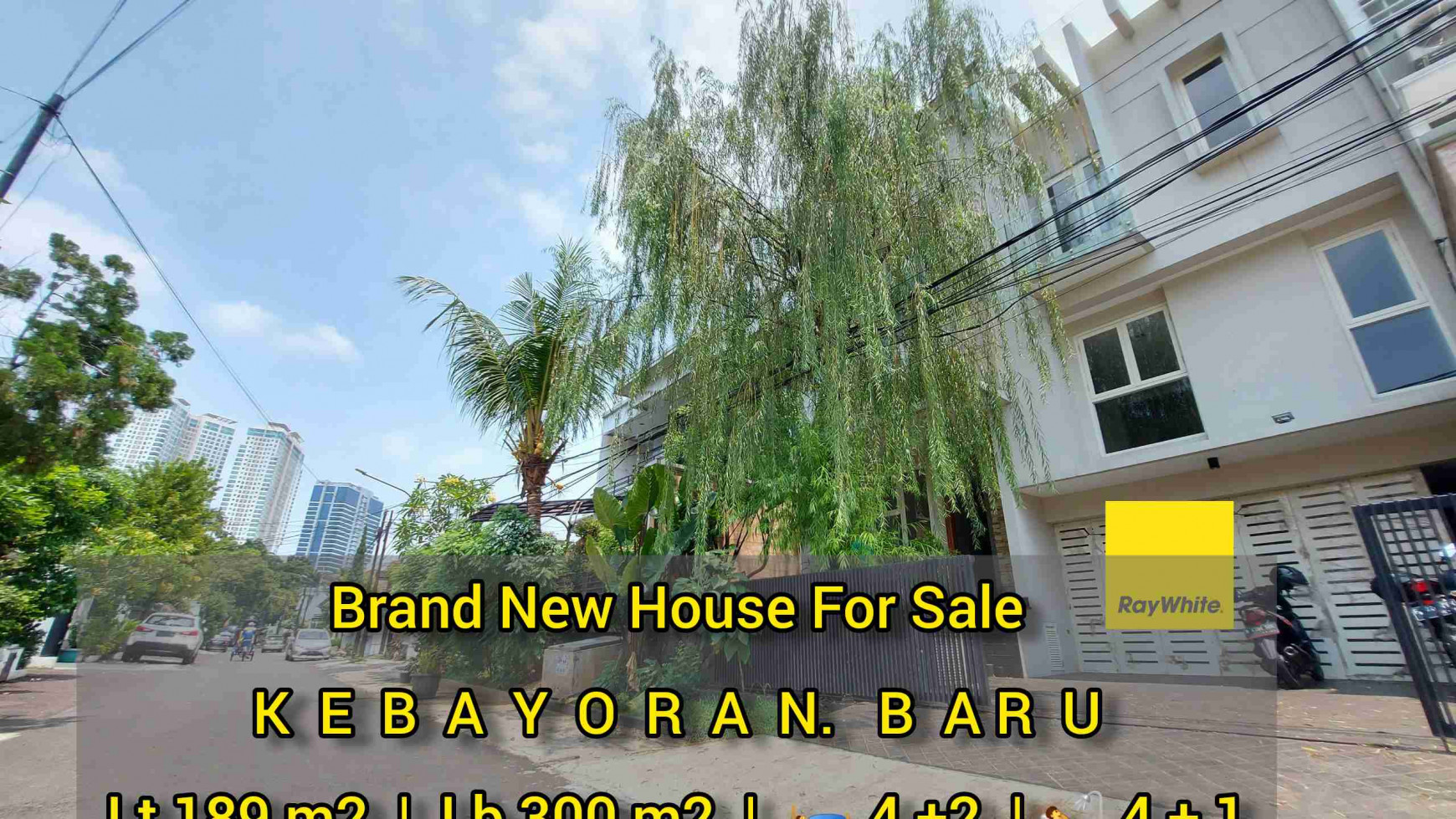 BRAND NEW HOUSE DI GANDARIA, KEBAYORAN BARU, SIAP HUNI, DEKAT BLOK M