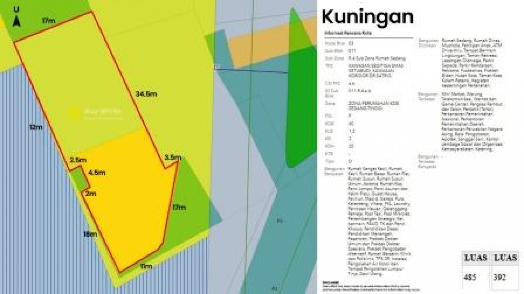 TANAH LUAS BONUS KOST AREA KUNINGAN JAKSEL