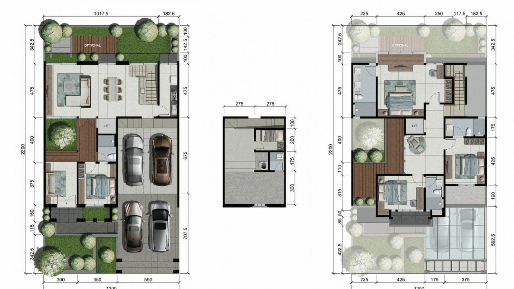 Dijual Rumah Eastwood Citraland - Diamond Hill Citraland Surabaya - New Baru 2,5 Lantai Split Level Desain - Modern Mewah