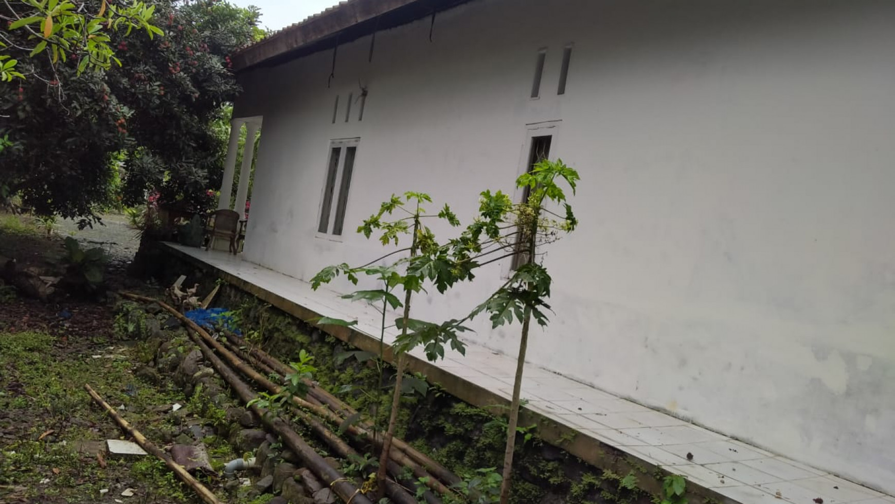 Dijual Kavling Terdapat 2 Bangunan Kayu dan Batu @Desa Pegelaran, Ciomas, Bogor