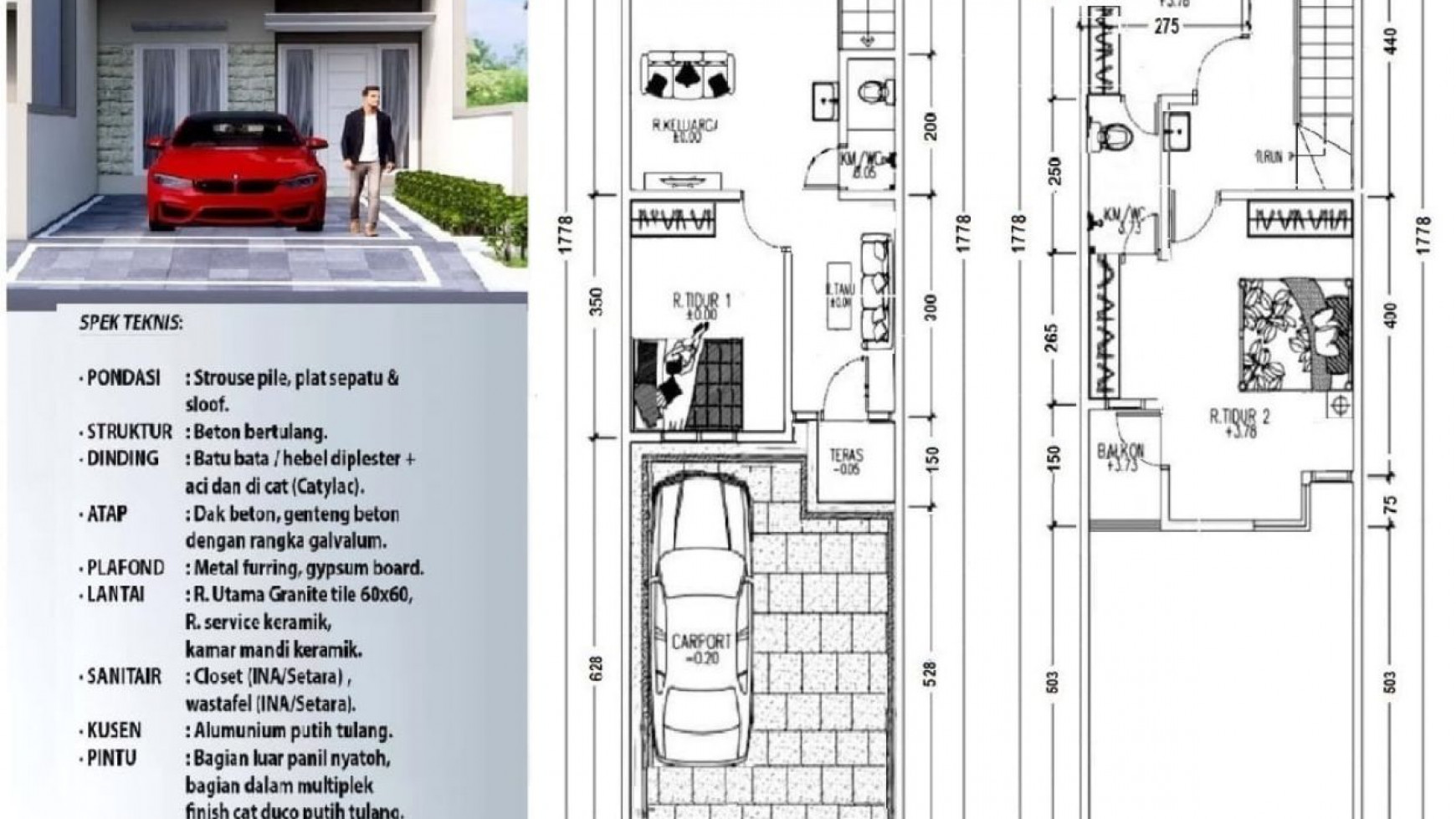 Dijual Rumah Baru Sutorejo Timur Modern Minimalis 