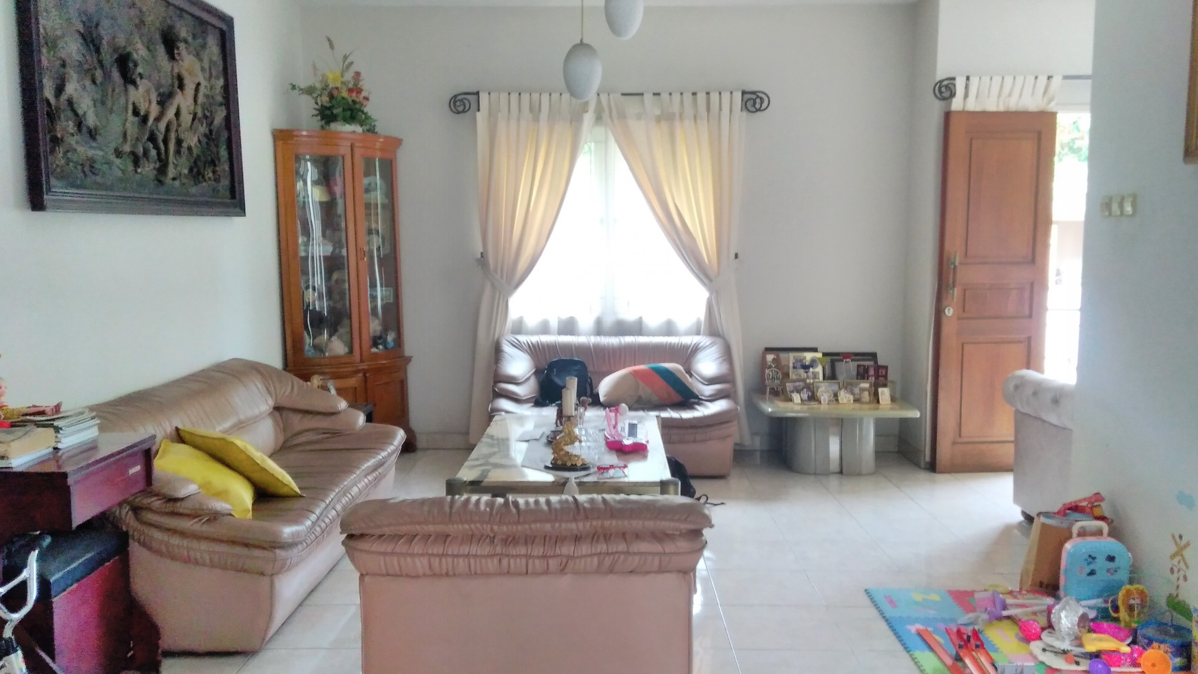 RUMAH 2 LANTAI + BASEMENT SEMI FURNISHED PERUMAHAN BUKIT MAS REMPOA VETERAN JAKARTA SELATAN #AMDG