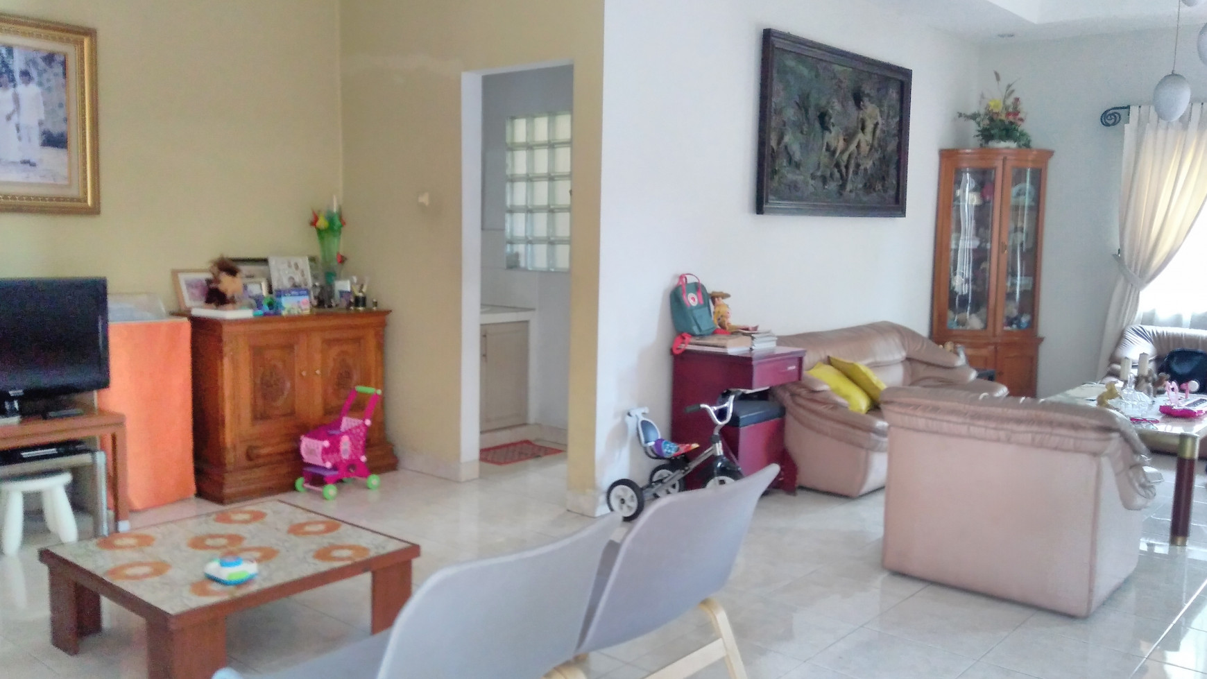 RUMAH 2 LANTAI + BASEMENT SEMI FURNISHED PERUMAHAN BUKIT MAS REMPOA VETERAN JAKARTA SELATAN #AMDG