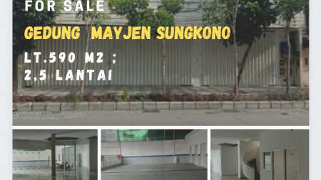 Dijual Gedung 2,5 Lantai STRATEGIS Hadap NOL Jalan Raya