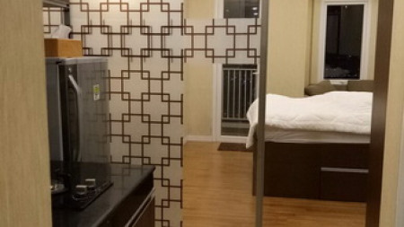 For Sale New Studio Luas Furnished Bagus @ Metro Park Residence - Jakarta Barat -