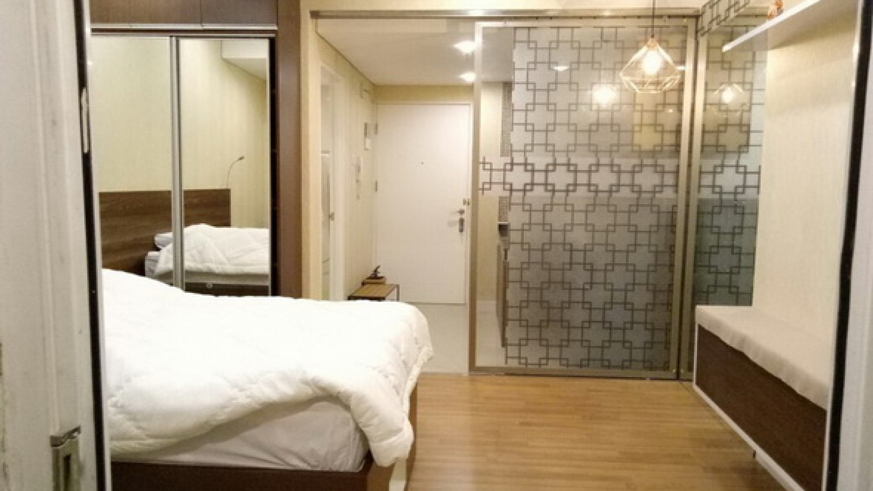 For Sale New Studio Luas Furnished Bagus @ Metro Park Residence - Jakarta Barat -