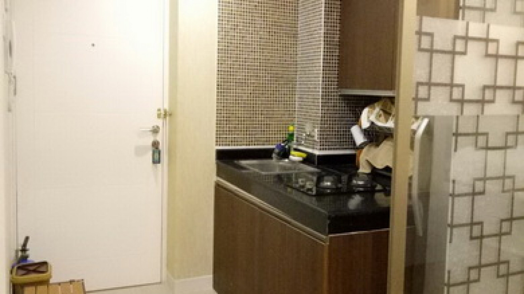 For Sale New Studio Luas Furnished Bagus @ Metro Park Residence - Jakarta Barat -