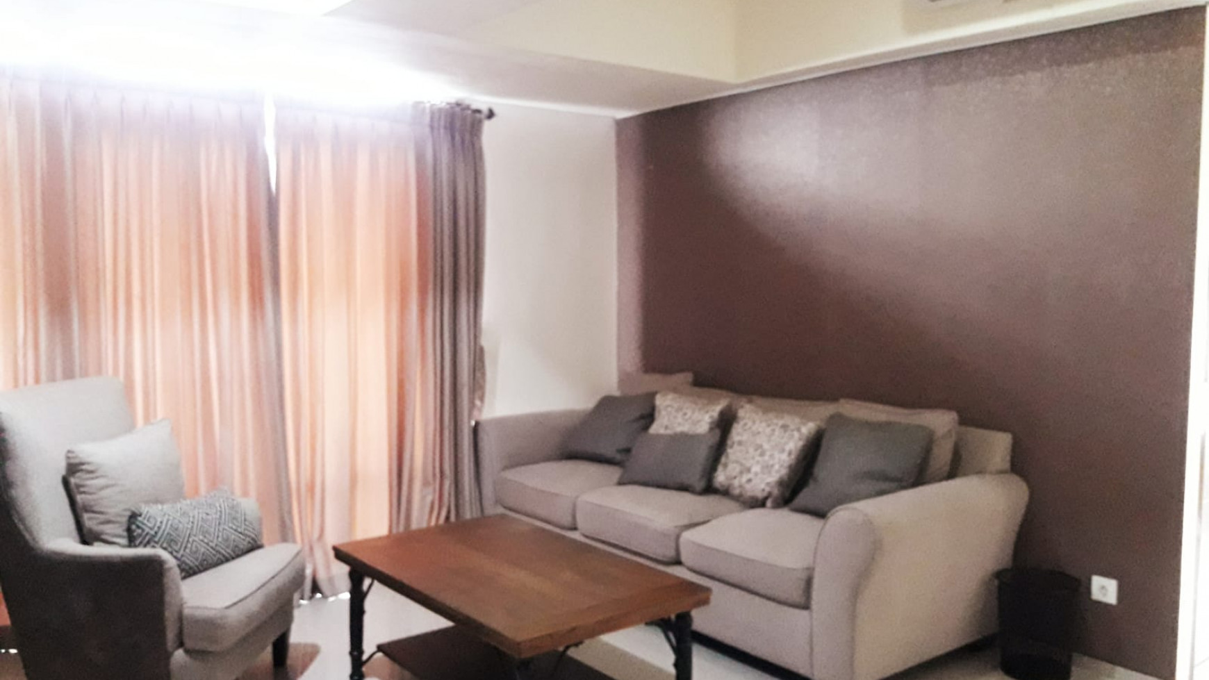 Apartemen 2 Bedrooms siap huni  lokasi strategis di Bintaro.