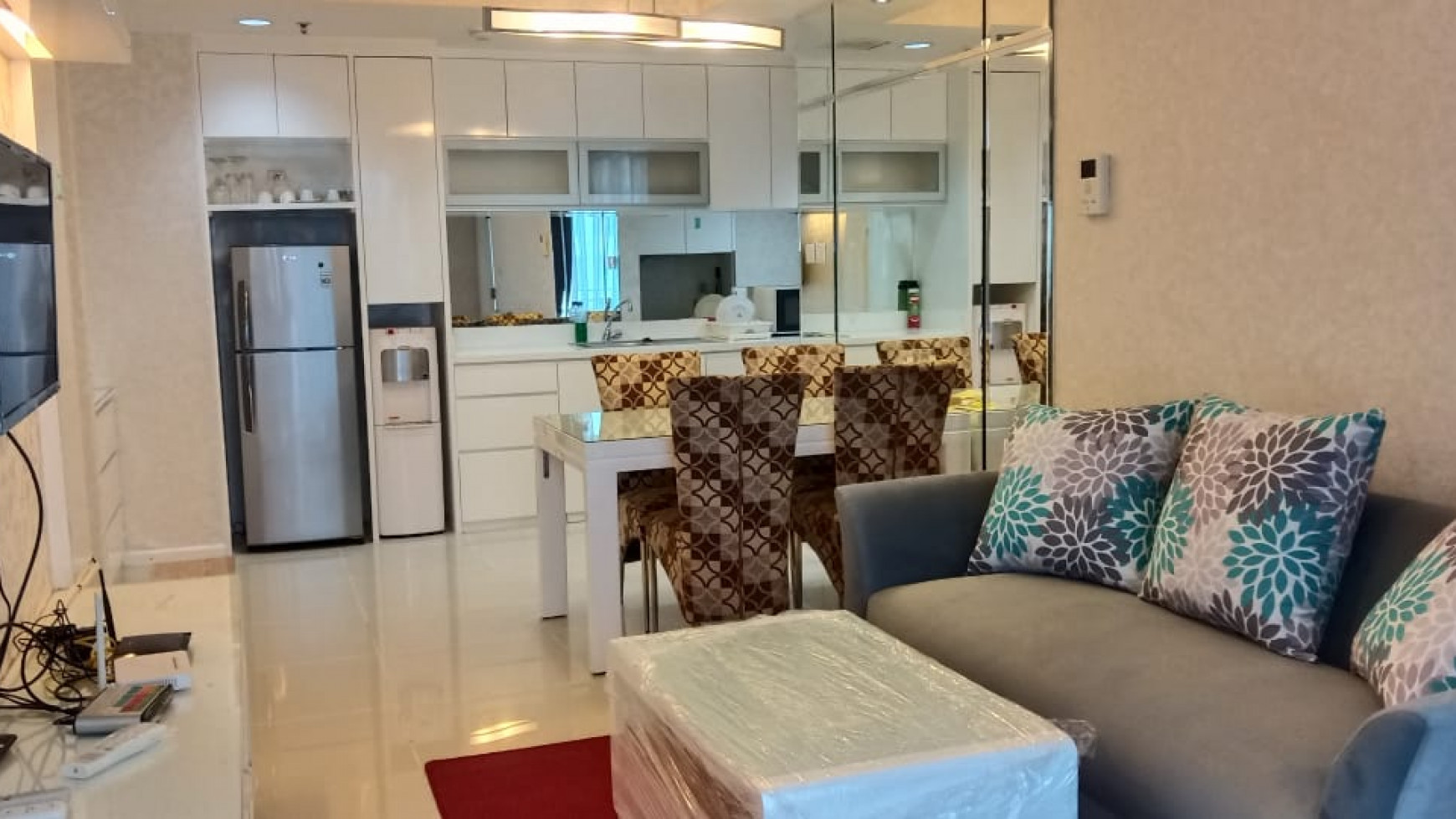 Fully furnish apartement, view pool di atas mall KOKAS