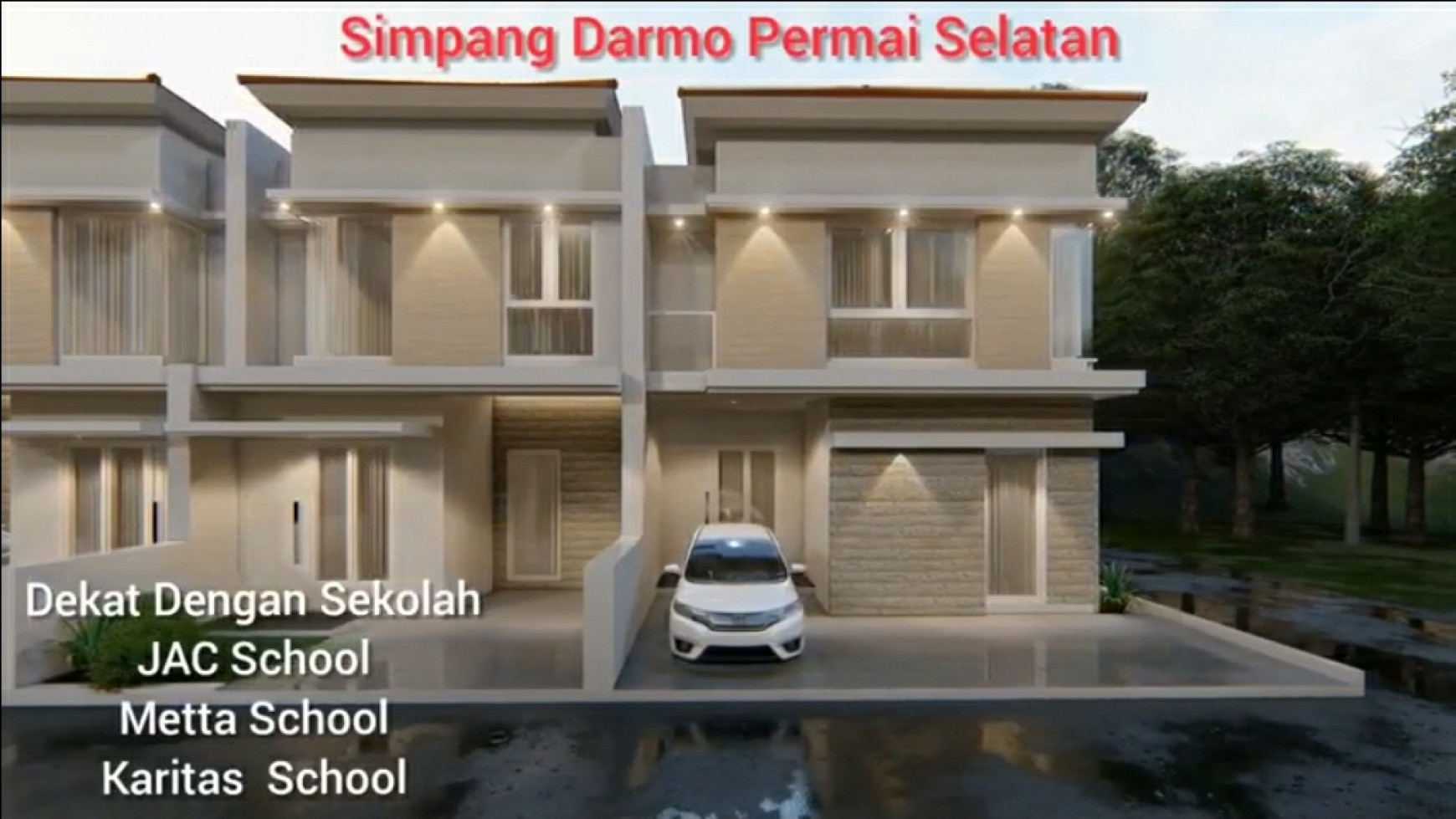 Dijual Rumah Simpang Darmo Permai Selatan Surabaya- SDPS Town House - Harga 1 Man - DP Ringan Cicil 12 X