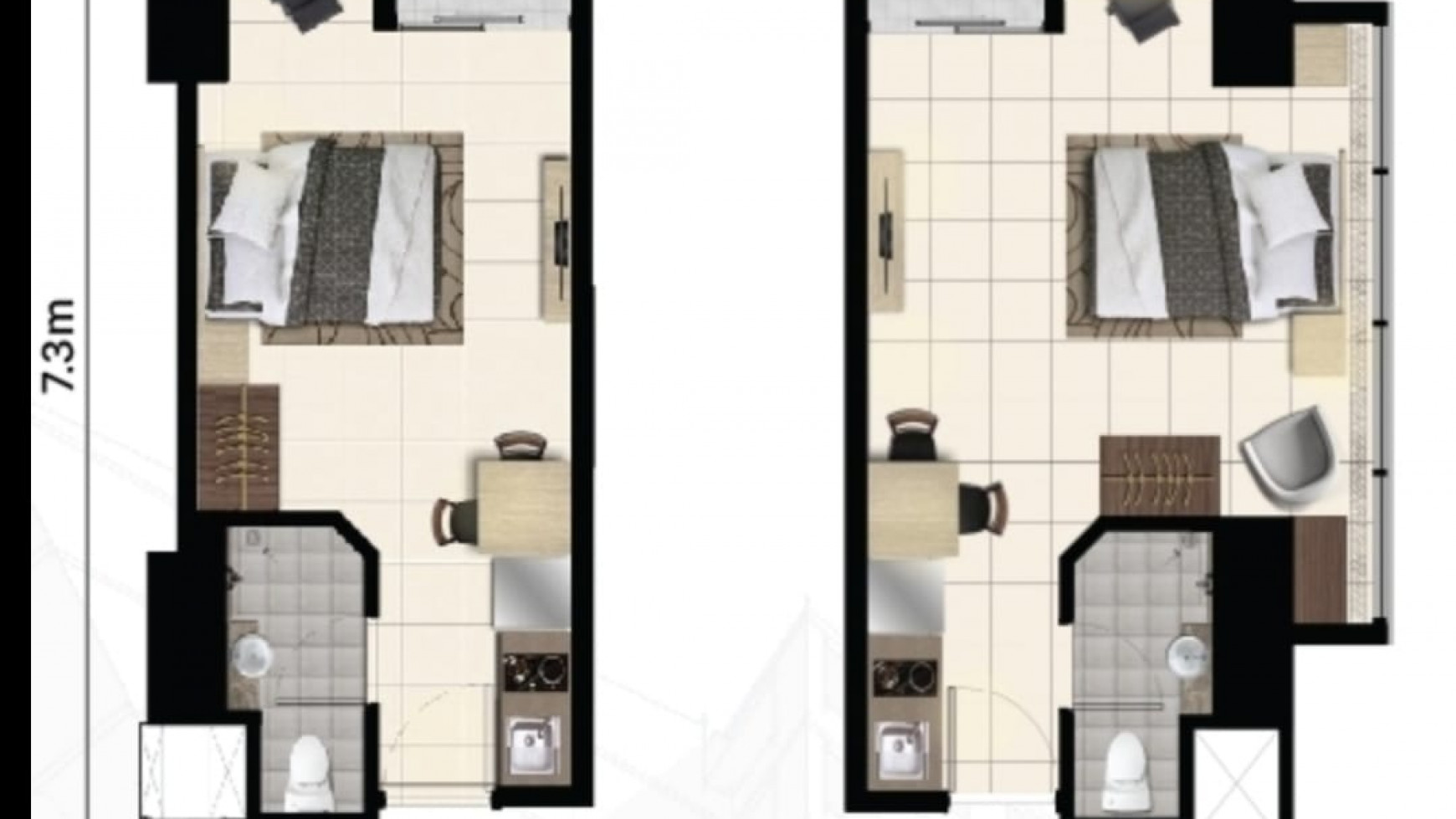 Apartment 2 Unit Pasific Garden