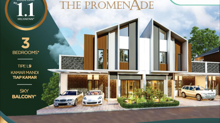 Rumah Baru dengan Design Modern dan Dinamis @The Promenade, Bekasi