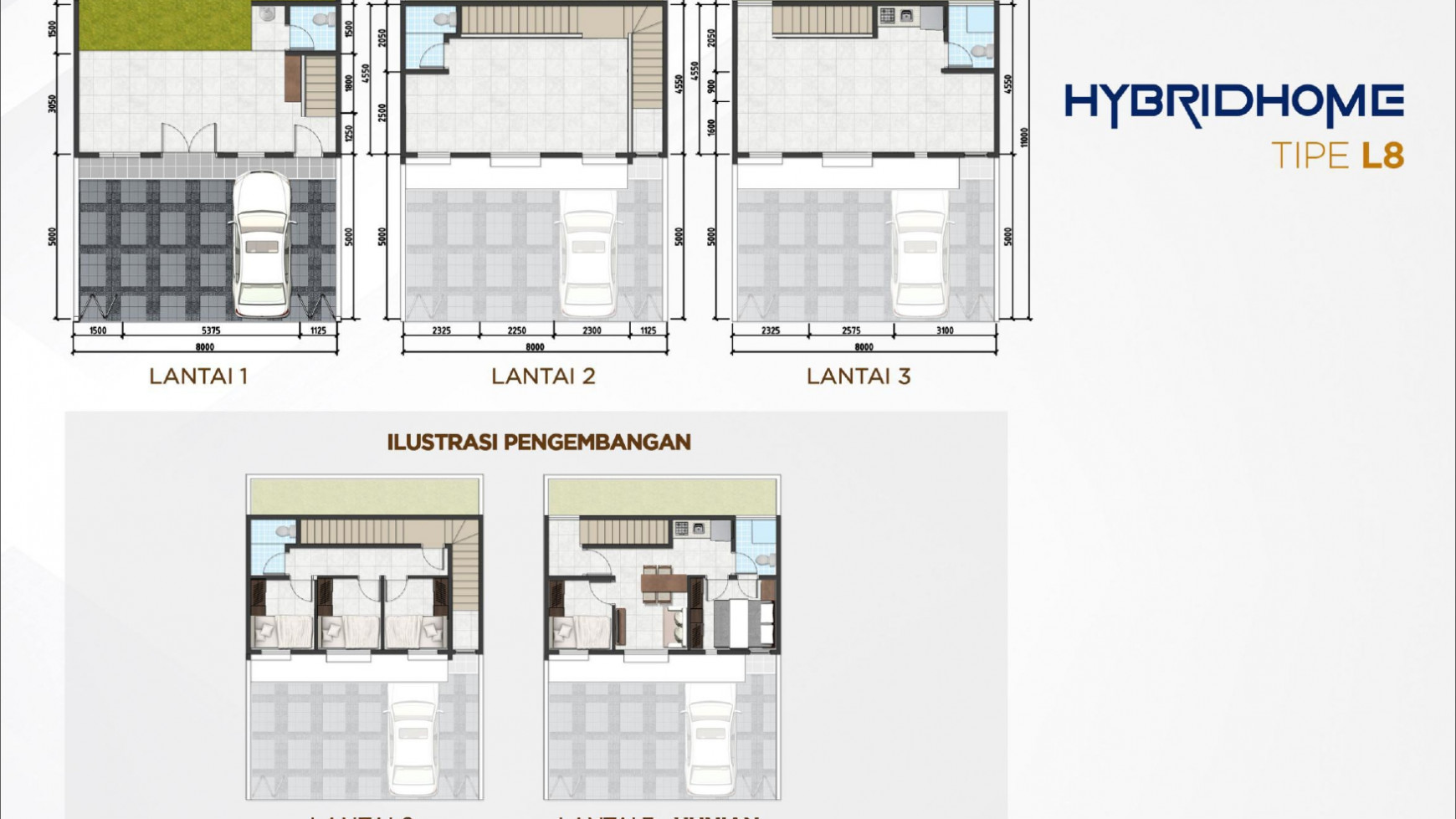 Rumah Baru dengan Design Modern dan Dinamis @The Promenade Hydridhome, Bekasi