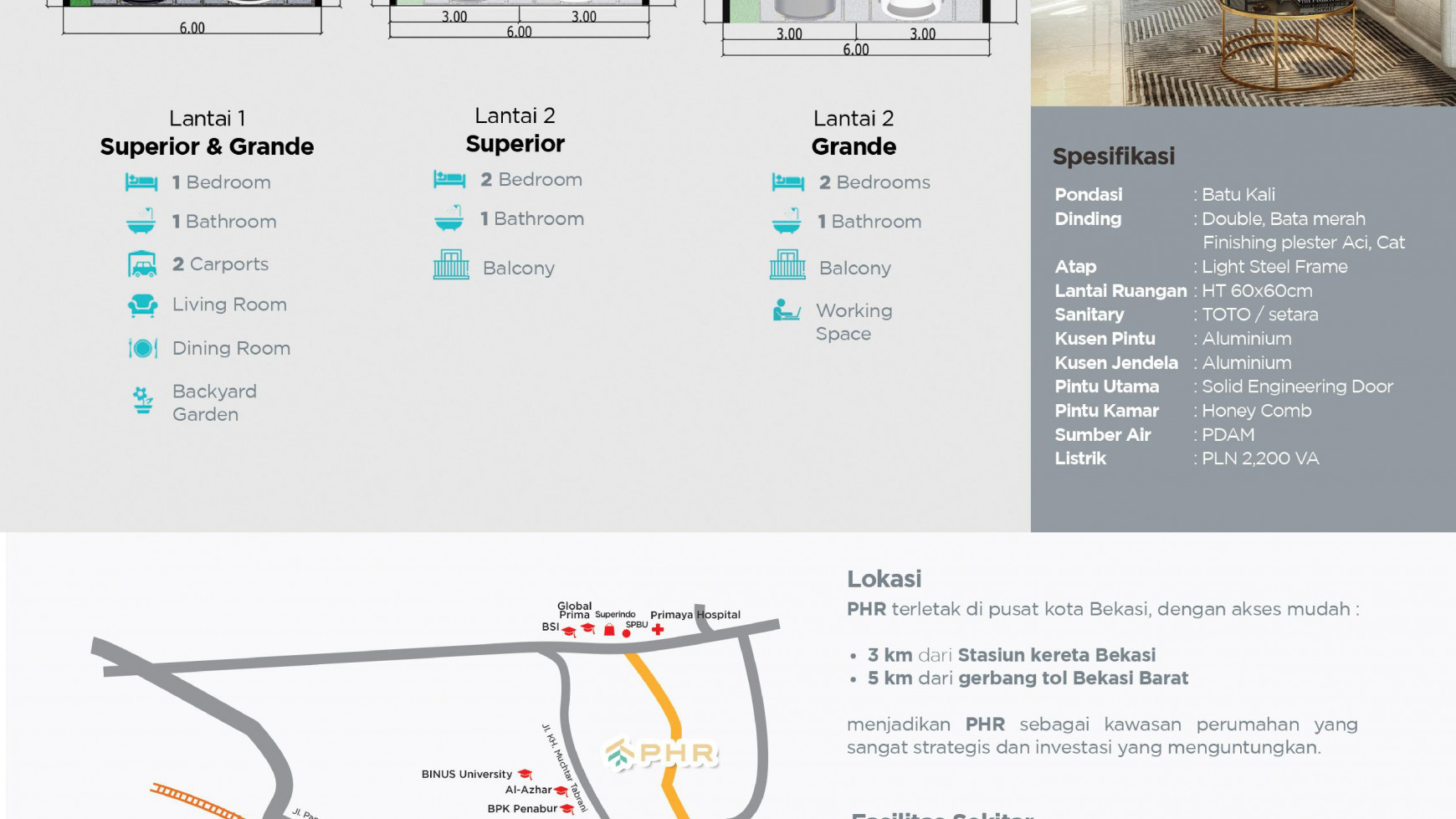 Rumah Baru dengan Design Modern dan Dinamis @Cluster Cristallo Boulevard, Bekasi