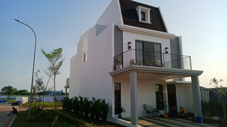 Rumah Modern gaya Perancis Cluster Maison De Wisteria Cakung Tersedia KPR bisa dibantu