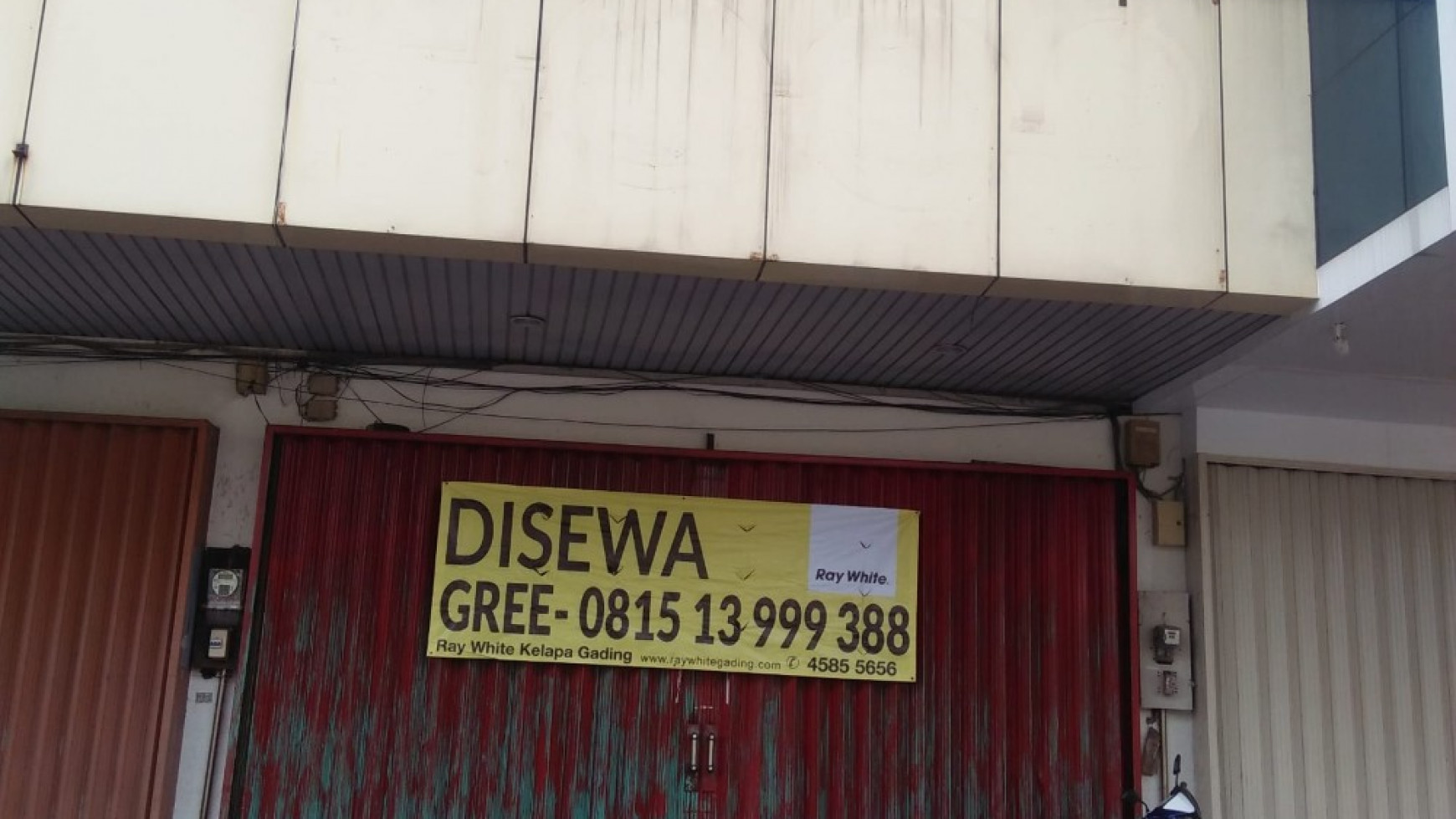 Disewakan Ruko Gading Bukit Indah, hadap jalan raya, Kelapa Gading, Jakarta Utara