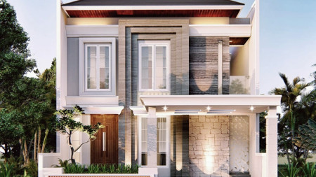 Dijual Rumah Pakuwon Indah Granada New SEMI Furnished + Balkony + TEMPERED Glass Canopy