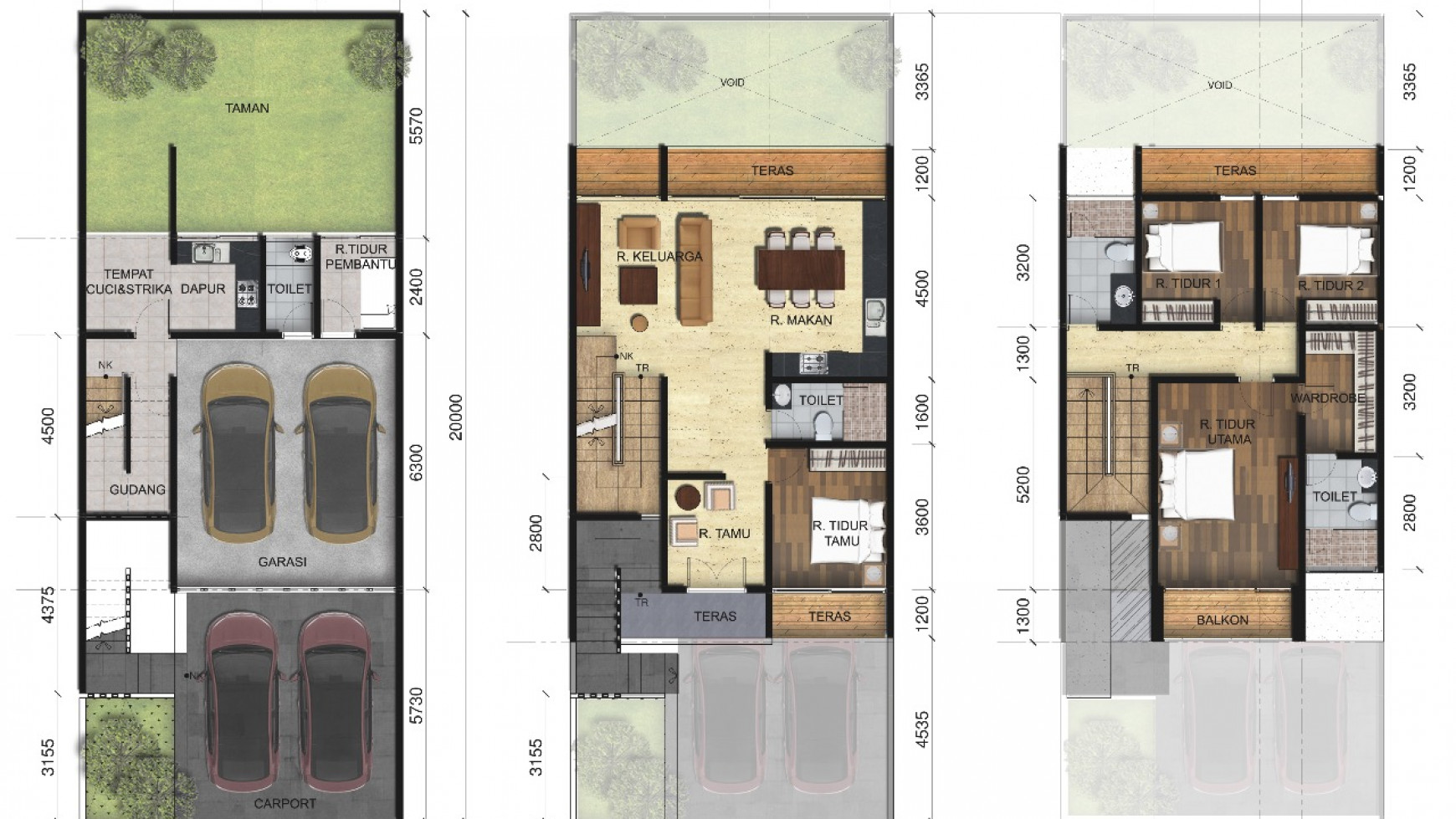 Rumah Baru Siap Huni Dengan Konsep Split Level @Asri Townhouse, Larangan