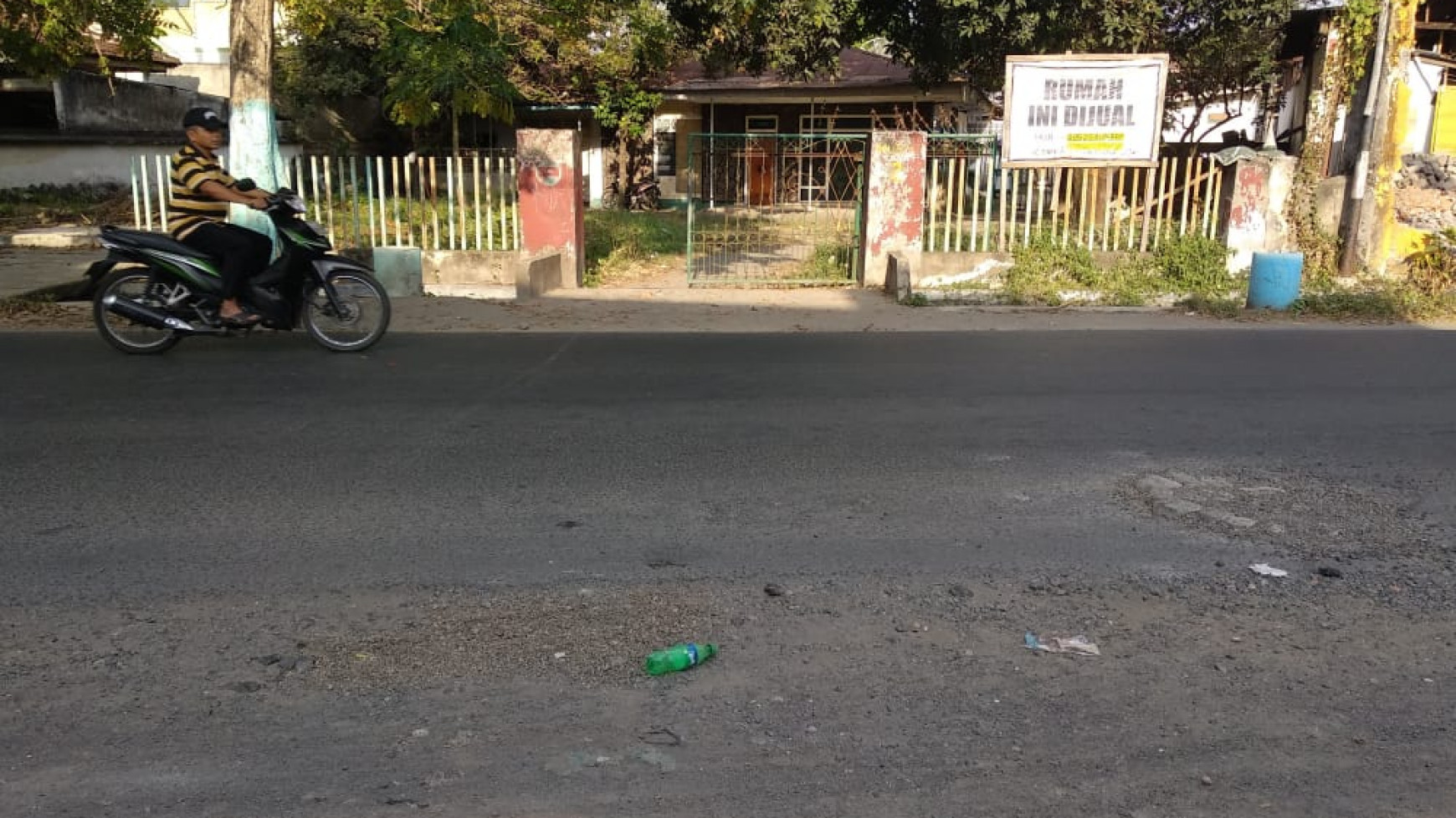 498. Dijual murah Jl Nuraksa Mataram Lombok, rumah itung tanah