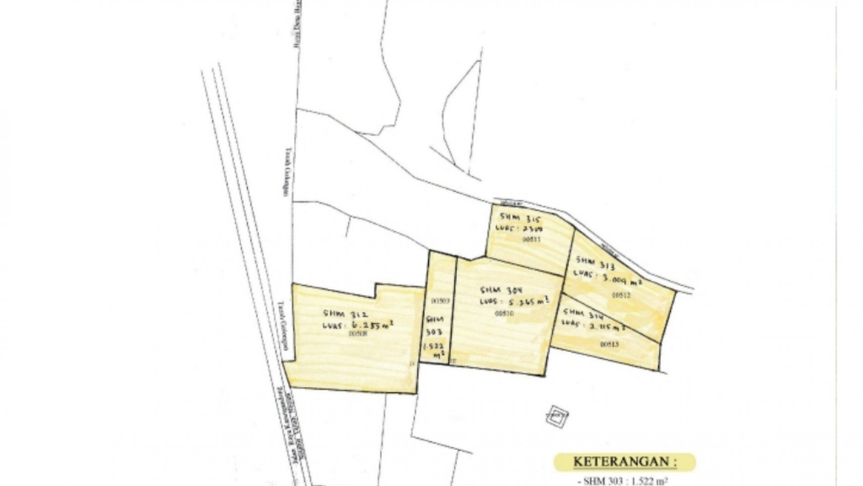 987. Dijual murah Tanah di Nol Jalan Karang Andong, dusun Karang Asem, Driyorejo, Gresik