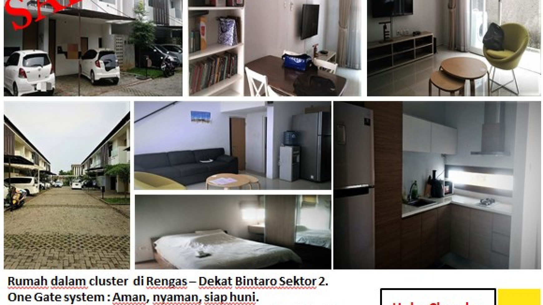 Rumah minimalist modern di dekat Bintaro Jaya Sektor 2