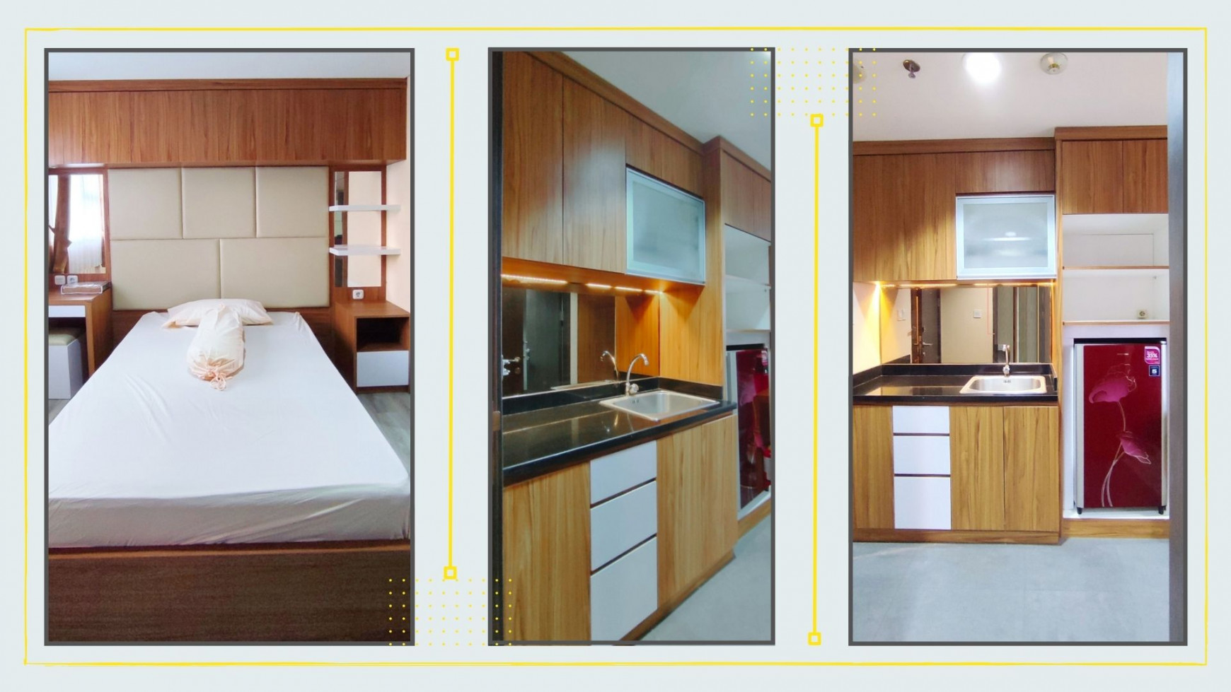  Apartemen Bintaro Icon Type Studio, Fully Furnished, Harga 40 Jt/Thn Nego