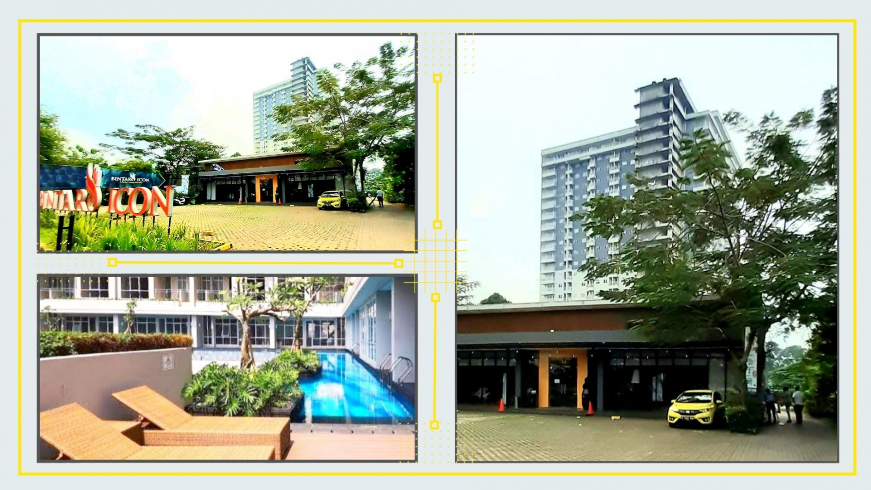 Apartemen   Bintaro Icon Tower Chrysant Luas 22.92m2 Harga 320 Jt Nego, MURAH!