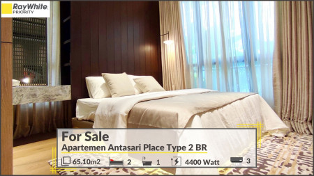 Apartemen  Mewah Antasari Place 2BR Luas 65.1m2 Harga 3.4M Nego