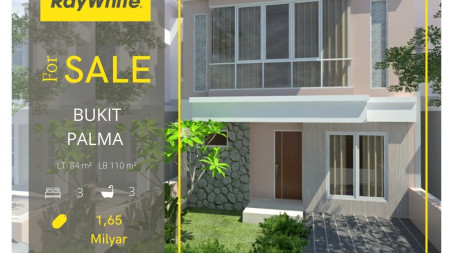 Dijual Rumah Baru Minimalis 2 Lantai Bukit Palma Citraland Dijual Rumah Baru Minimalis 2 Lantai Bukit Palma Citraland 