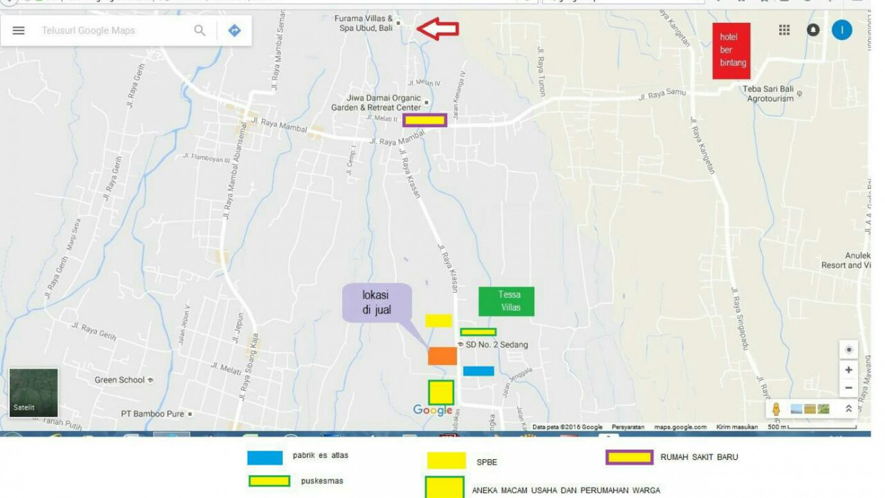 SEBIDANG TANAH UNTUK USAHA