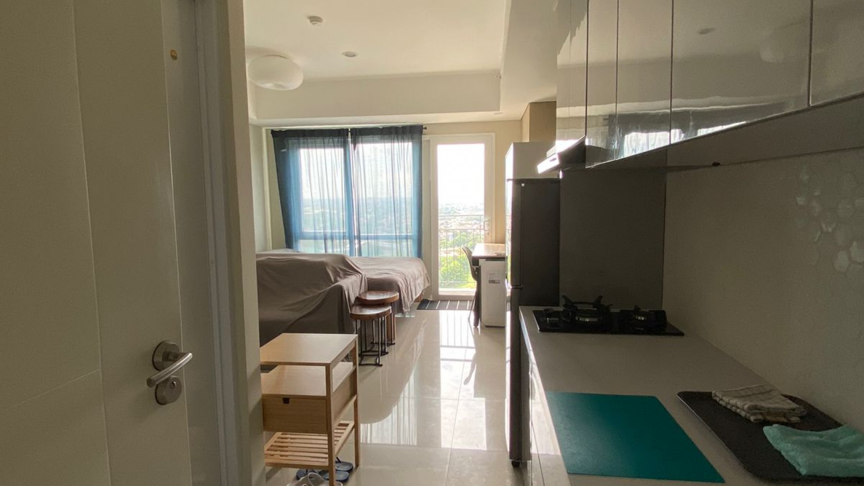 Apartemen studio furnished di Bintaro