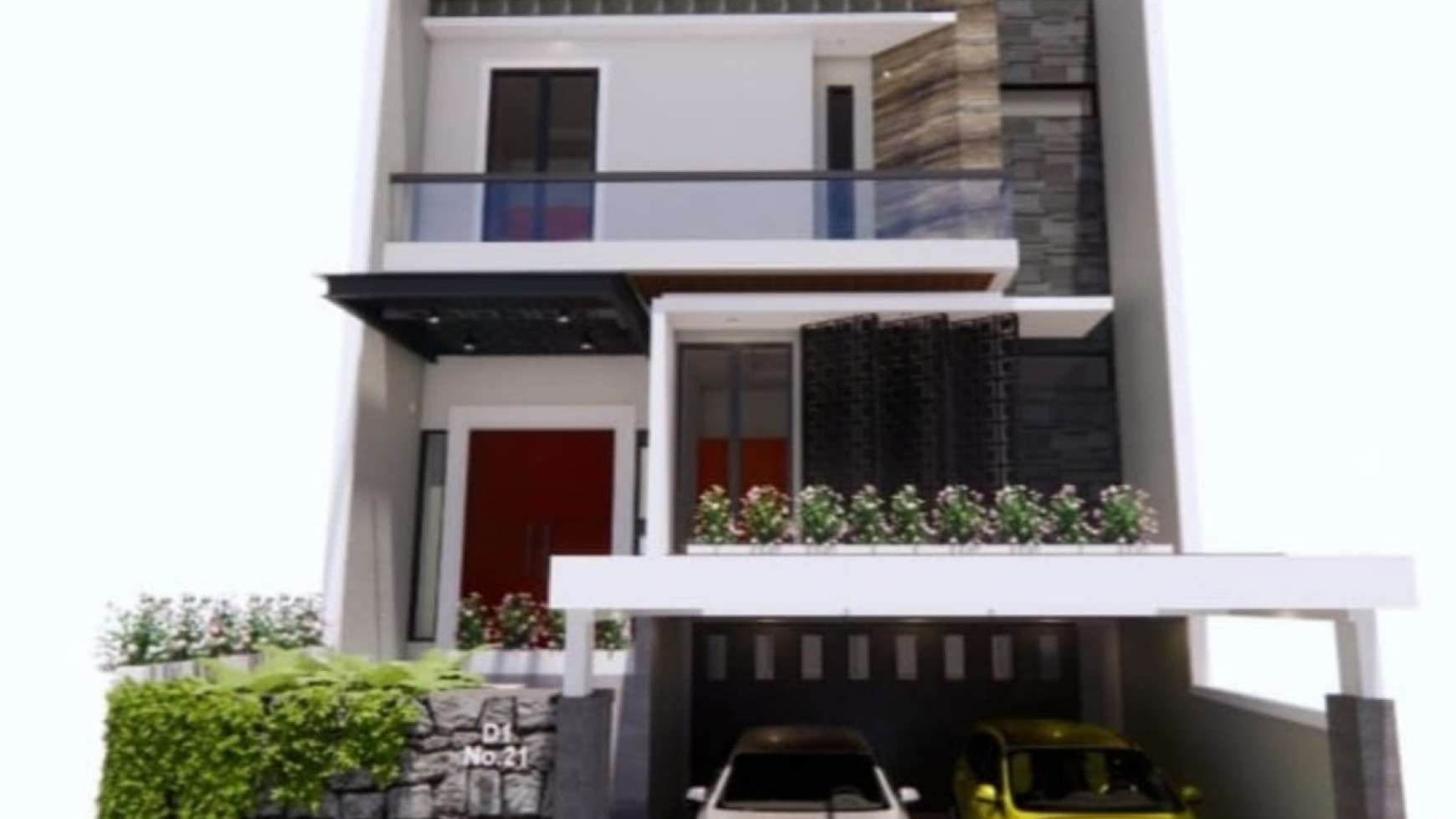 Dijual Rumah 3 lantai di Taman Puspa Raya, Surabaya