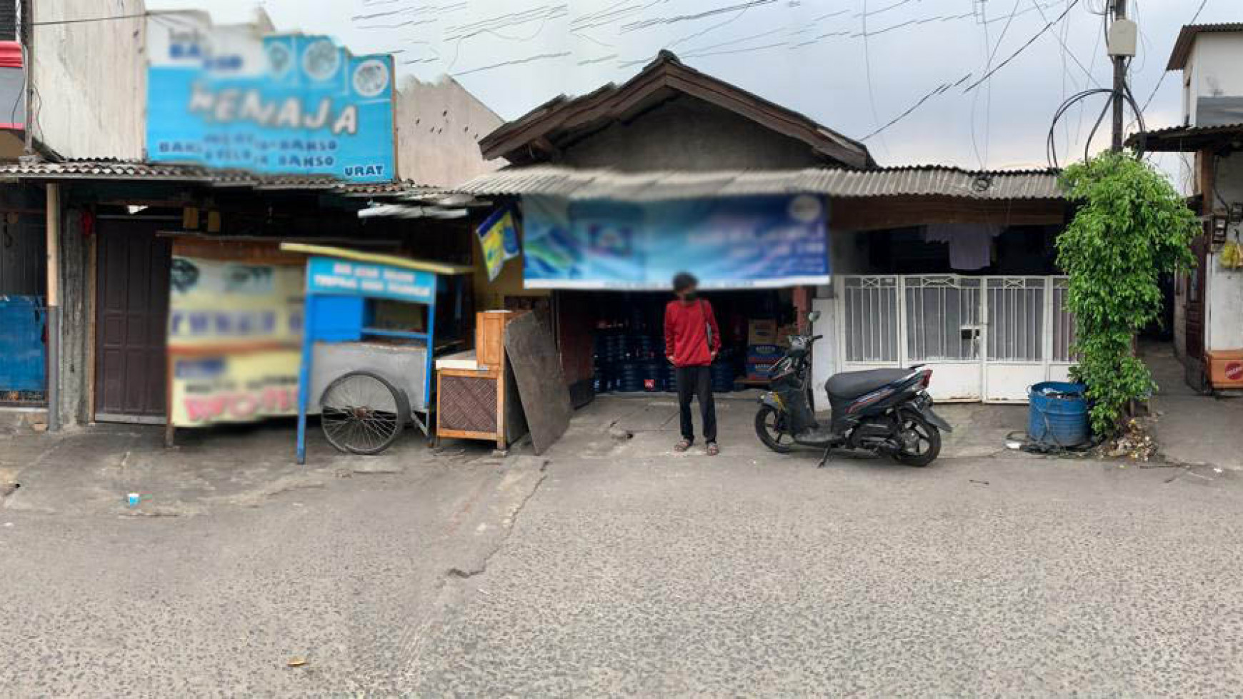 Rumah Jalanan2 Mobil dekat Bank, Minimarket Jl Kalibaru Timur, Cilincing Luas 10x20m2