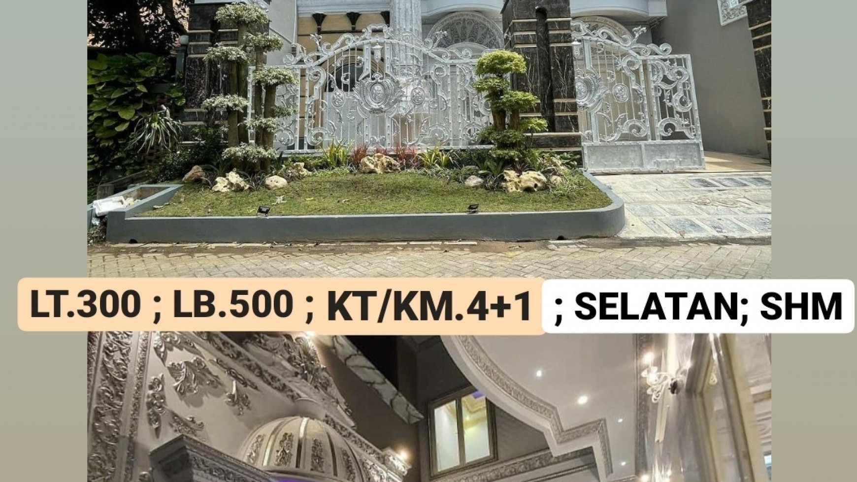 Dijual Rumah Gayungsari Timur Surabaya Selatan- MARMER Mewah - Full Furnished - PRIVATE Swimming Pool Strategis dekat Raya A Yani dan Masjid Al Akhbar