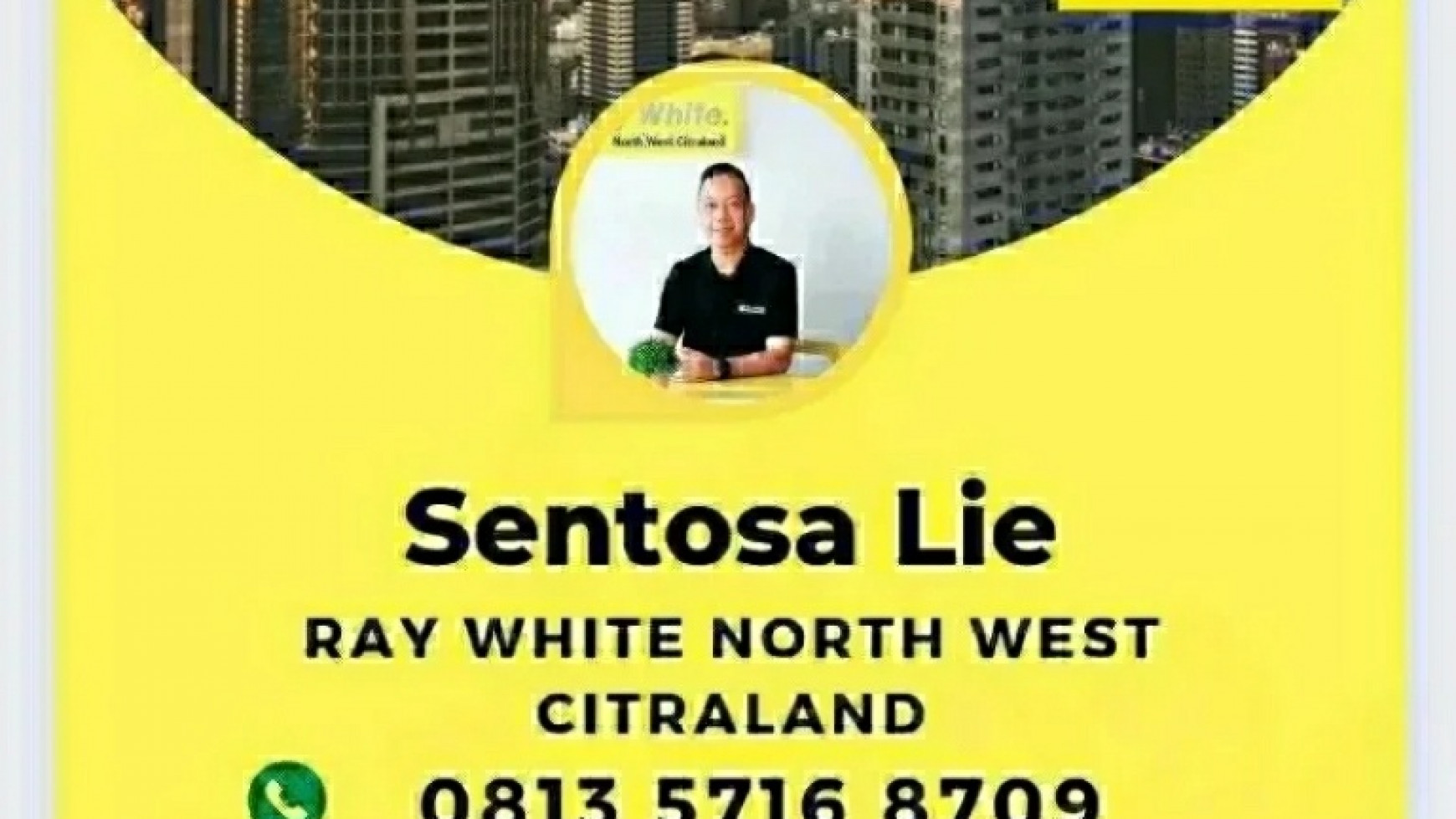 Dijual Rumah North West Hill Citraland Surabaya- SPESIAL View Danau - SMART Home Technology- K.Tidur 4+1 - SEMI Furnished - Bisa KPR Bank