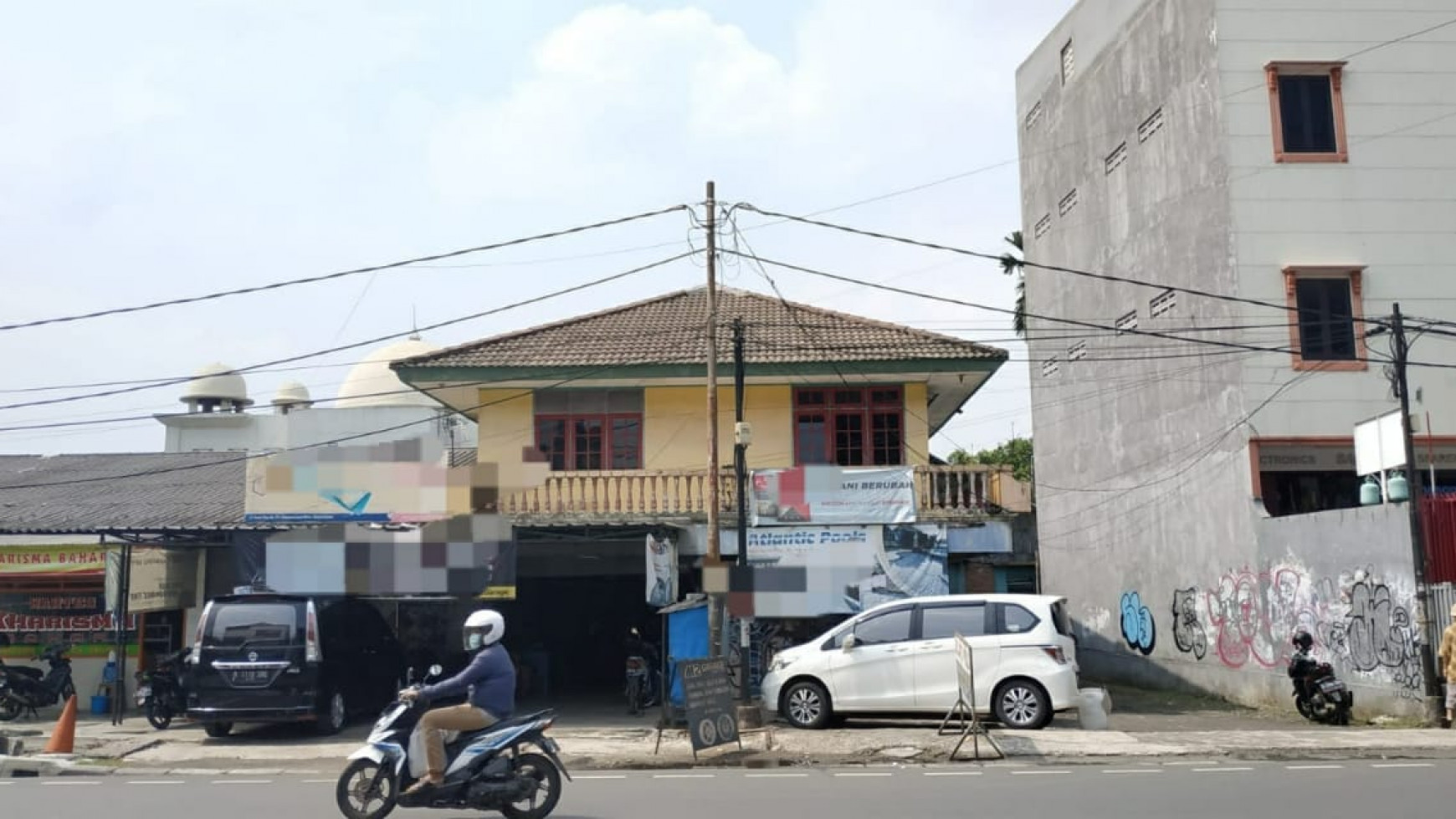 Kebayoran lama jalan utama tanah kusir zona ungu komersial gudang kantor