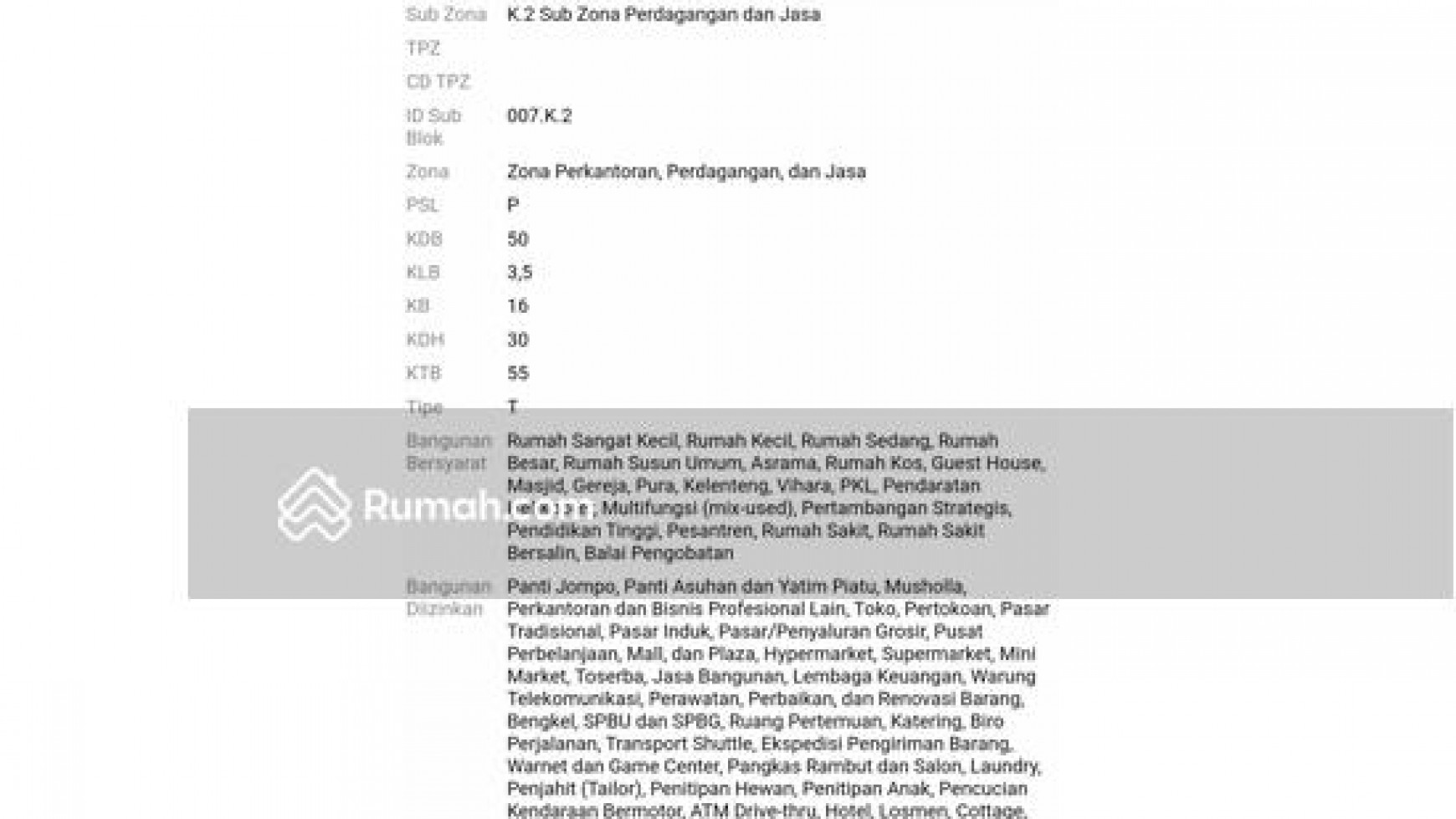 KAVLING KOMERSIAL LANGKA AREA PANCORAN MT HARYONO SIAP BANGUN